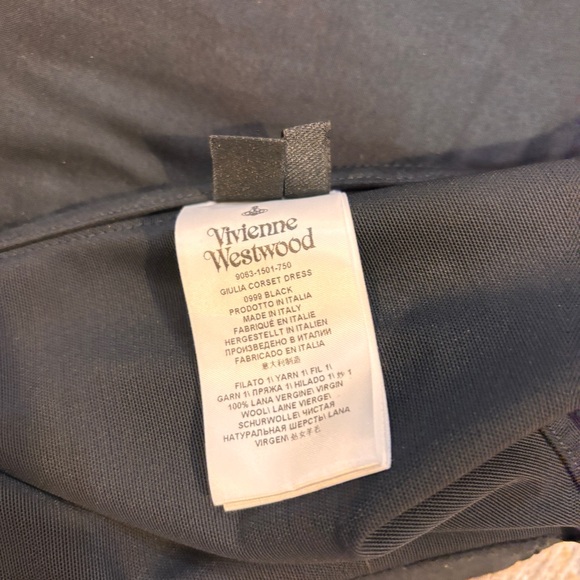Vivienne Westwood Wool Giulia corset dress - Picture 7 of 7